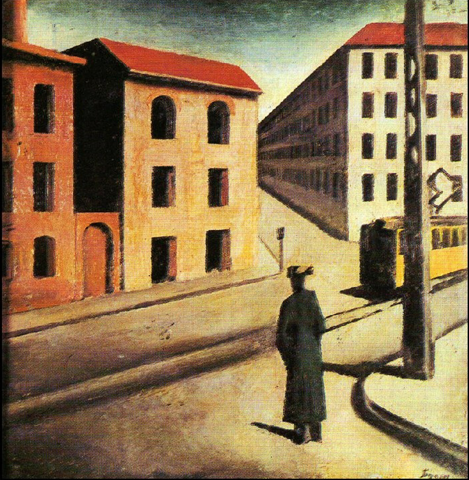 Mario Sironi, Paesaggio urbano, 1922